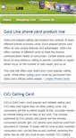 Mobile Screenshot of goldlinecallingcards.com
